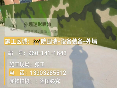 普陀 迷彩漆喷涂价格（按平方米计费）