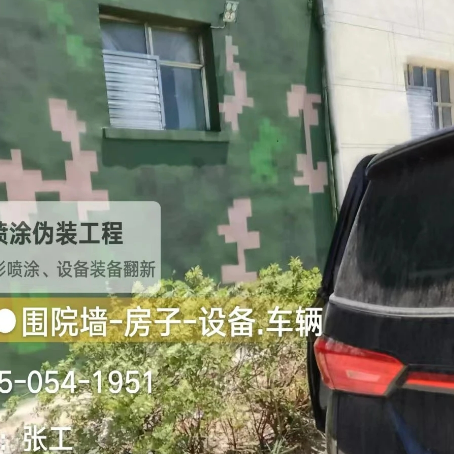 普陀数码迷彩漆施工